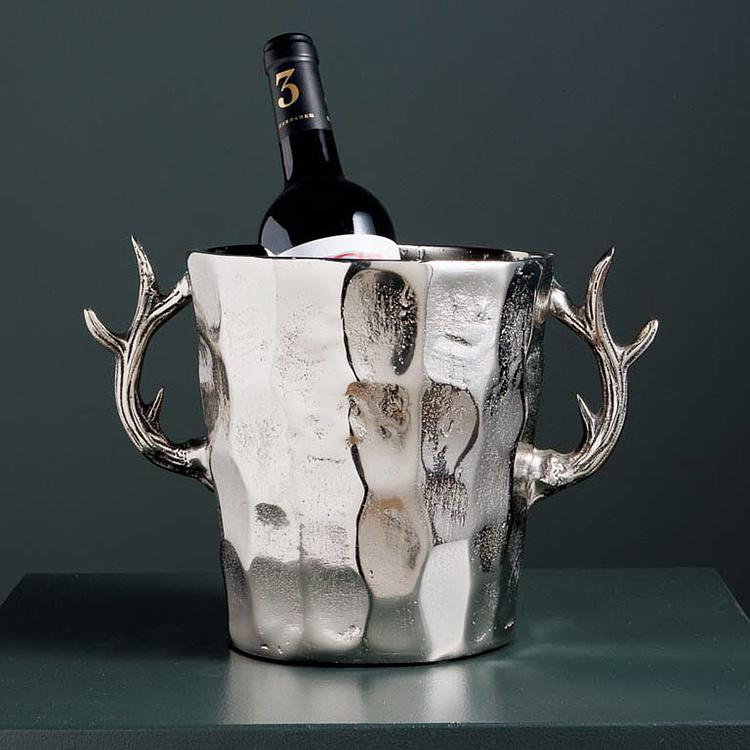 Ведро для льда с ручками в виде оленьих рогов Deer Antler Ice Bucket