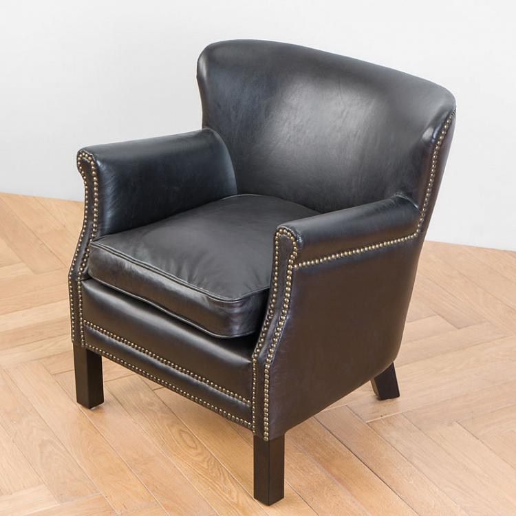 Кресло Поль, чёрные ножки Paul Armchair, Black Wood D
