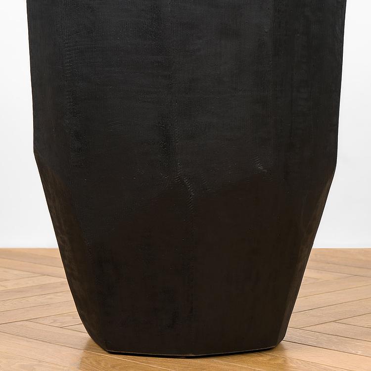 Кашпо Effectory Anthra Polyhedron Tall Pot Anthracite Large - ракурс 4