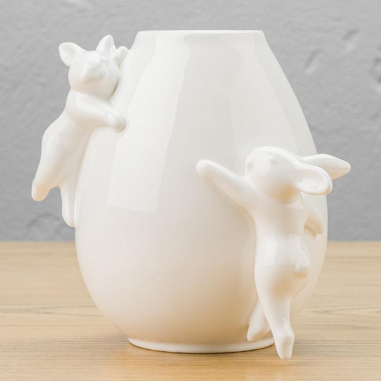 Rabbits Vase