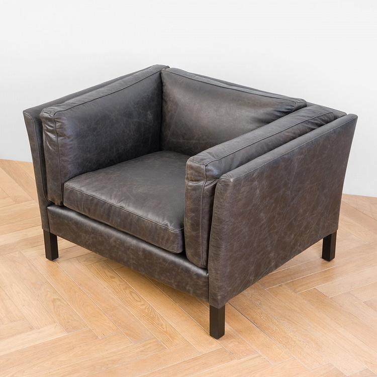 Кресло Томми, чёрные ножки Tommy Armchair, Black Wood D