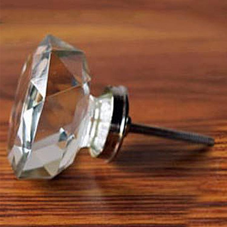 Мебельная ручка Большой хрусталь Large Crystal Glass Knob