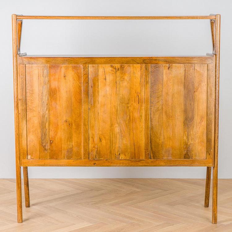 Барный шкаф из дерева манго Покровитель Patron Mid Century Bar Dresser Mango Wood