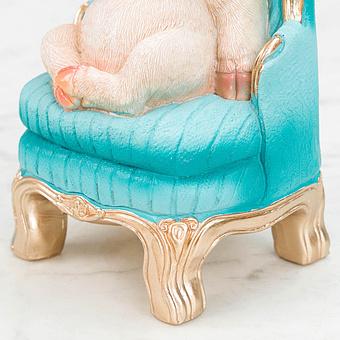 Статуэтка Pig On Armchair - ракурс 6