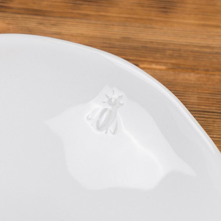 Тарелка для пасты Пчёлы Abeille Ceramic Ecru Pasta Plate