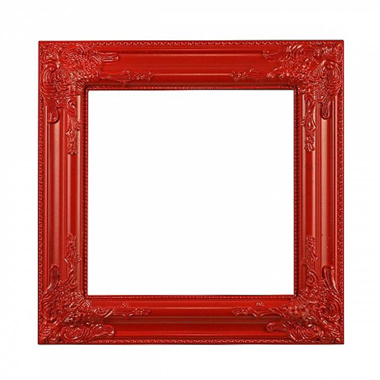 Декоративная красная рама Барокко Baroque Frame Red