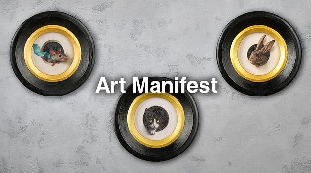 Милейшие и уникальные круглые картины от бренда Art Manifest