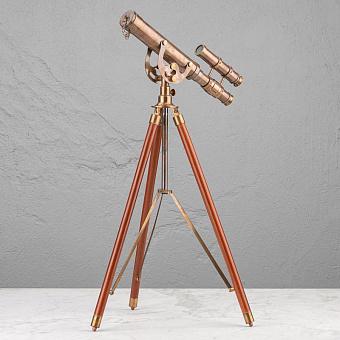 Double Brass Telescope On Stand Pleiade