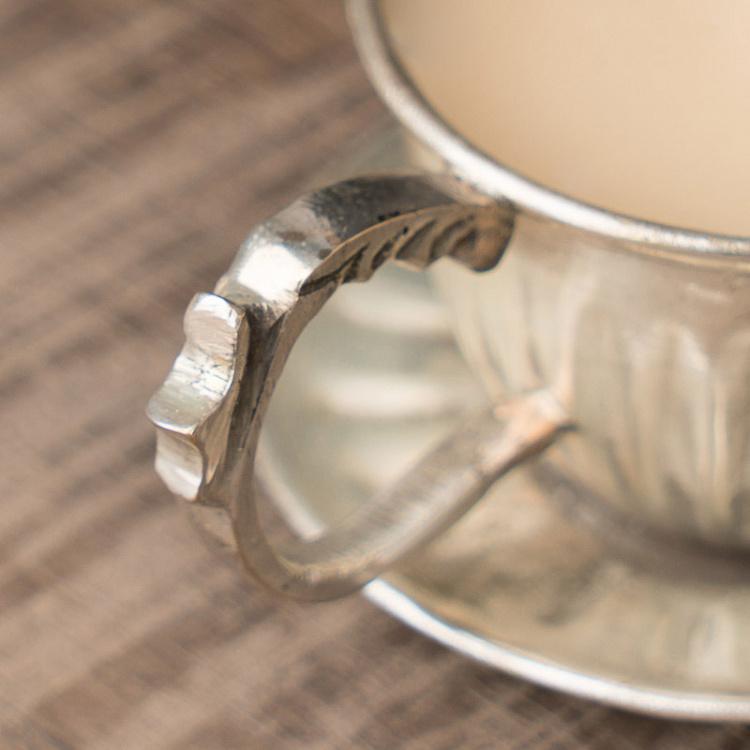 Свеча в подсвечнике Кофейная чашка Coffee Cup With Wax Chip
