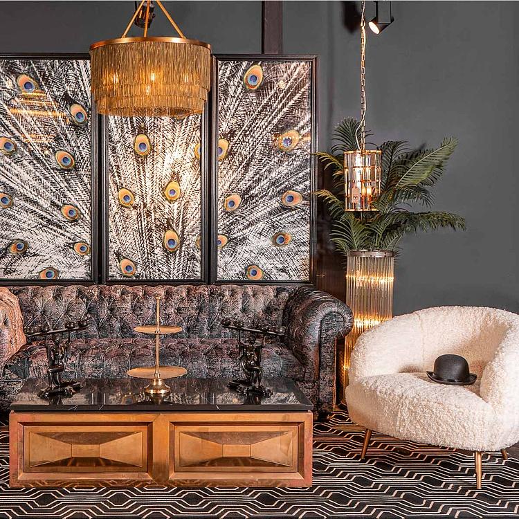 Кресло Круиз, ножки золотого цвета Cruise Chair PF