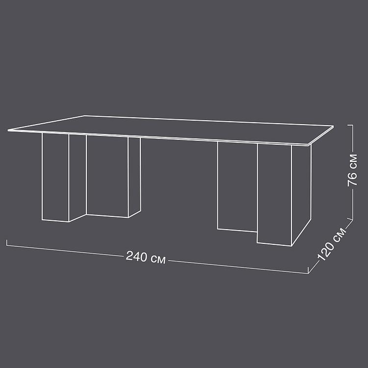 Садовый обеденный стол Icon Dining Table - ракурс 13