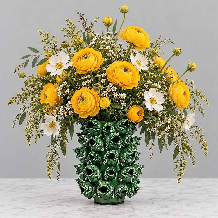 Ваза Frogs Vase Green