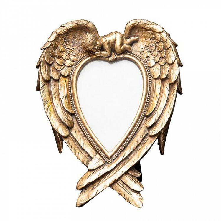 Рамка для фото с Золотистыми крыльями ангела Golden Angel Wings Photo Frame