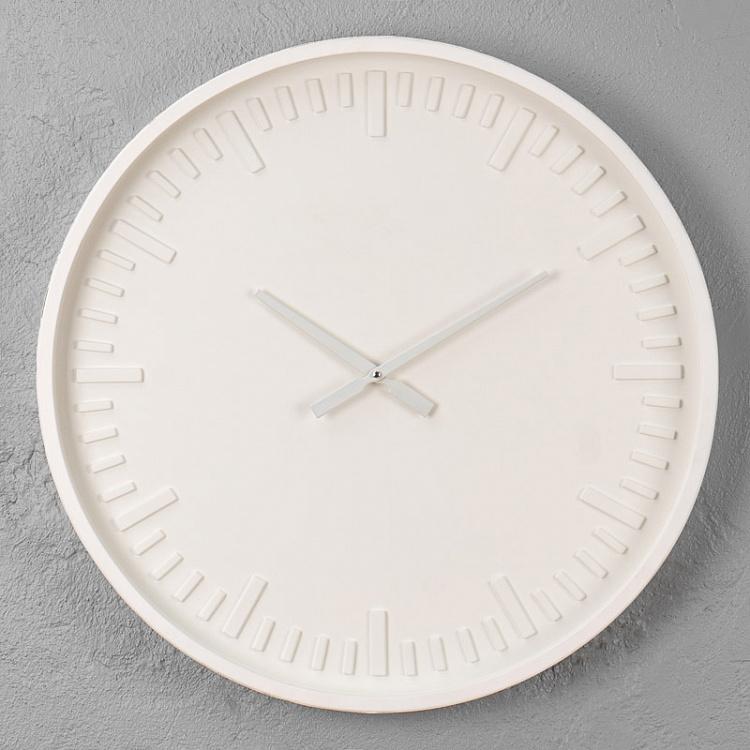 Белые настенные часы Альбан Albane Clock White