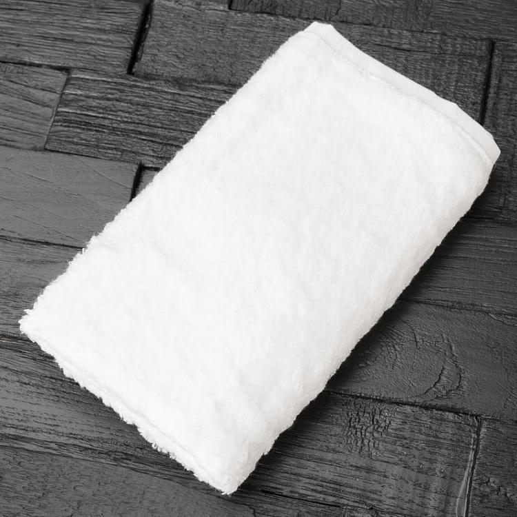 Белое махровое полотенце-салфетка Зефир, 34x40 см Super Marshmallow Wash Cloth White 34x40 cm