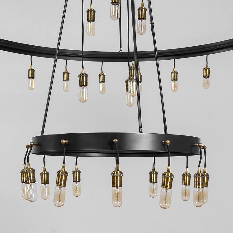 Каскадная люстра Орбиты Orbits Chandelier Bulb Screw