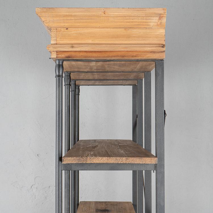 Стеллаж из кедра и железа Cedar And Iron Shelf