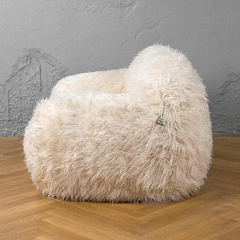 Двухместный диван Snug 2 Seater искусственный мех Mongolia Cream - ракурс 3