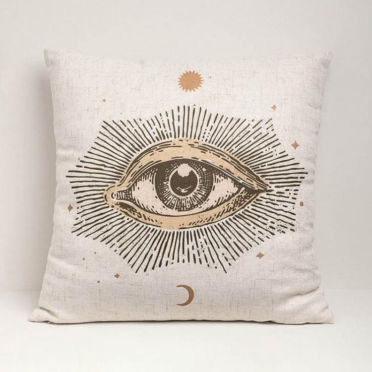 Eye Mystic Cushion Beige