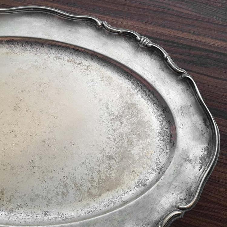 Винтажный серебряный поднос 9 Vintage Old Silver Plate 9