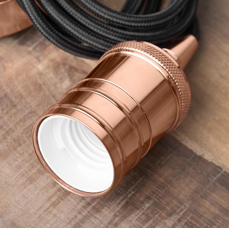 Подвесной светильник Билл, розовое золото Hanging Lamp Base Bill, Pink Gold E27