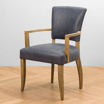 Mami Dining Chair With Arms, Oak Brown