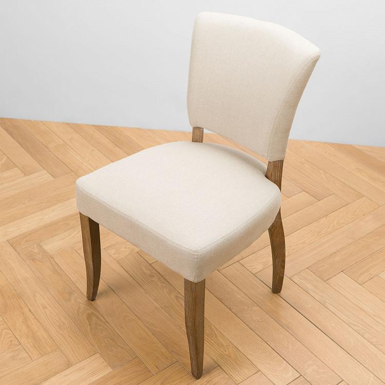 Стул Мами с заклёпками, песочные ножки Mami Dining Chair With Studs, Oak Sandwashed