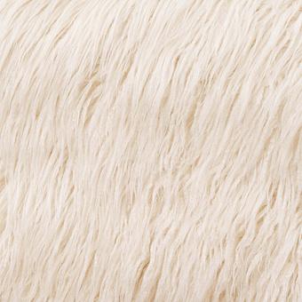 Пуфик Alaska Rectangular Pouf Small искусственный мех Mongolia Cream - ракурс 5