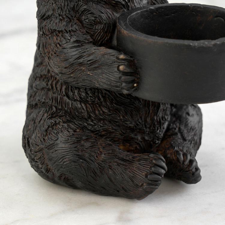 Подсвечник Сидящий медведь Seated Bear Tealight Holder