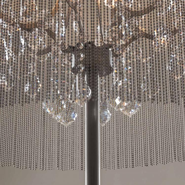 Хрустальный торшер Кольчуга Chainmail Crystal Floor Lamp