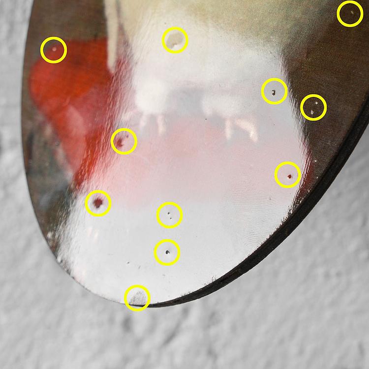 Деревянная ёлочная подвеска Сова, L дисконт2 Wooden Pendant With Owl 20 cm discount2