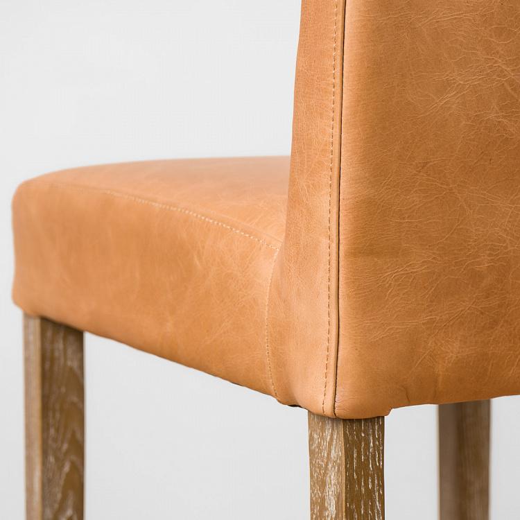 Коричневый полубарный стул Андре Andre Bar Chair