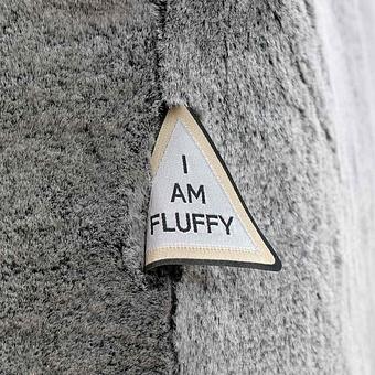 Кресло Lomfy Chair искусственный мех Grizzly Grey - ракурс 8