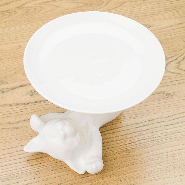 Сервировочная подставка Котик, M Decorative Plate Cat Medium