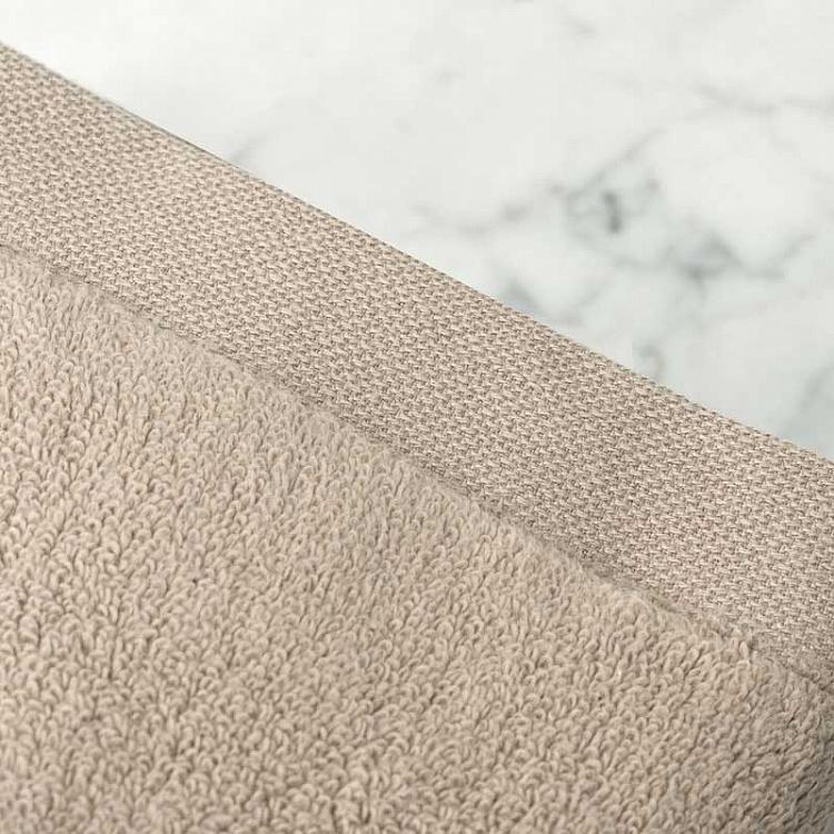 Дымчато-бежевое махровое полотенце для рук и лица Олимпия 50x100 см Olympia Hand Towel Vapour 50x100 cm