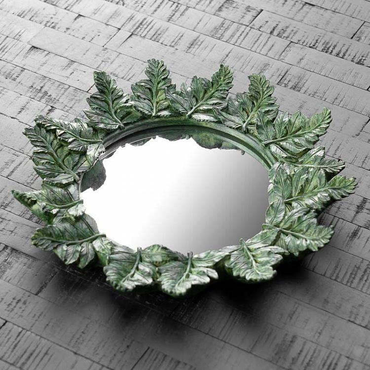 Настенное зеркало Зелёный папоротник Mirror With Green Ferns