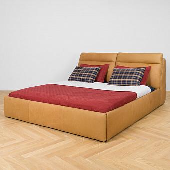Двуспальная кровать-реклайнер Kosinski Motion Bed US King натуральная кожа Freehand Tipped Camel