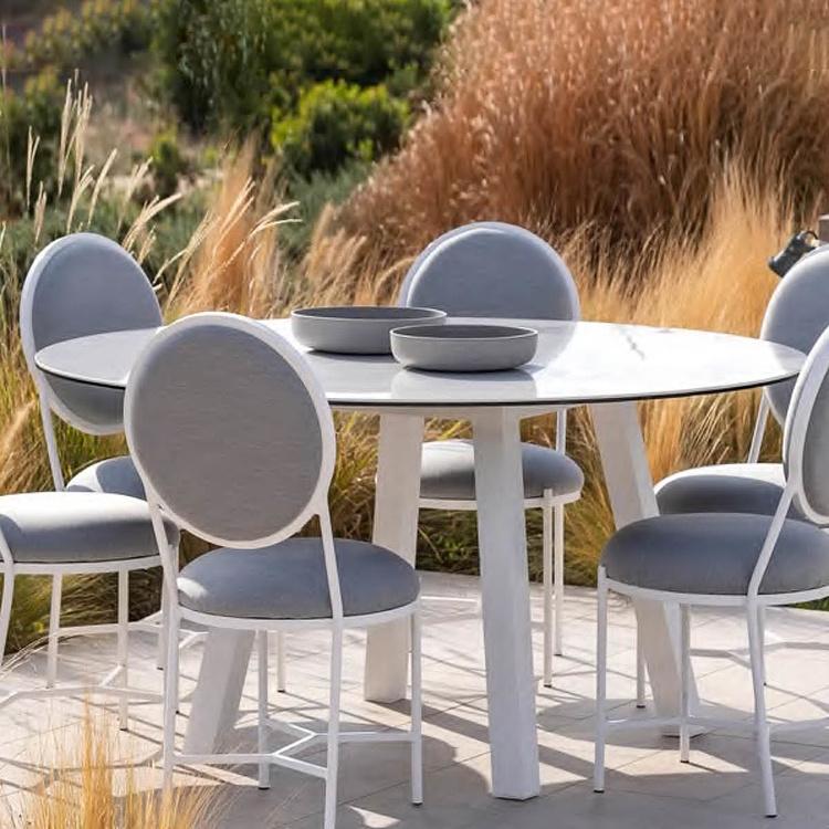 Круглый обеденный стол Рози Rosi Round Dining Table