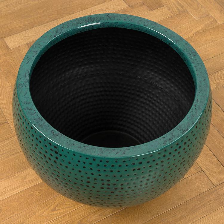 Кашпо Effectory Ron Classic Bowl Pot Jade Large - ракурс 2