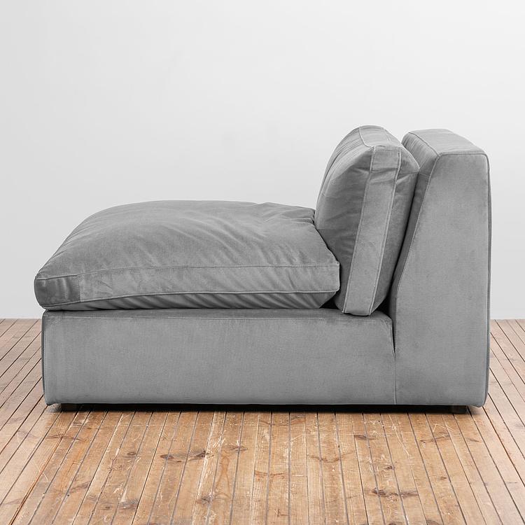 Угловой модульный бархатный диван Зенна 2, S Zenna Group Small 2 Velvet