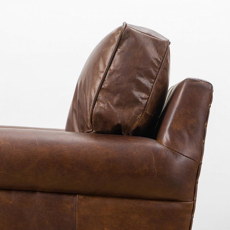 Кресло Джон, красно-коричневые ножки John Armchair, Red Brown Wood D