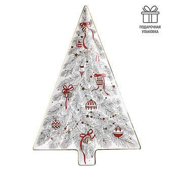 Сервировочное блюдо New Year Christmas Tree Dish