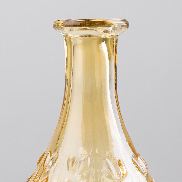 Ваза Вьюнок янтарного цвета, S Liseron Vase Amber Small