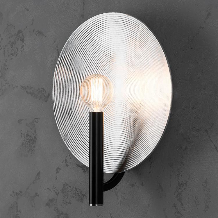 Бра Орбис, серебряная поталь, M Wall Lamp Mind And Object Orbis Medium, Potal Silver