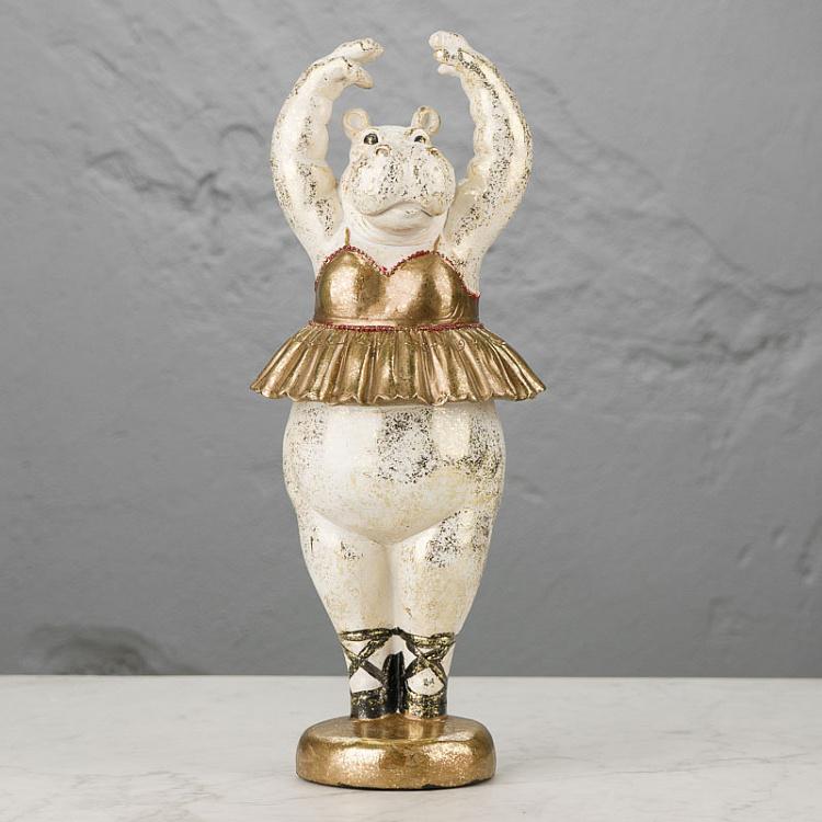 Статуэтка Бегемот-балерина Hippo Ballerina Figurine