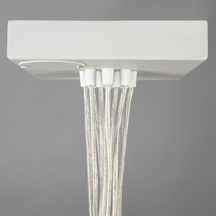 Подвесной светильник с 11-ью плафонами из гальки Ga031 Siqiniq 11 Pebble Chandelier Lamp