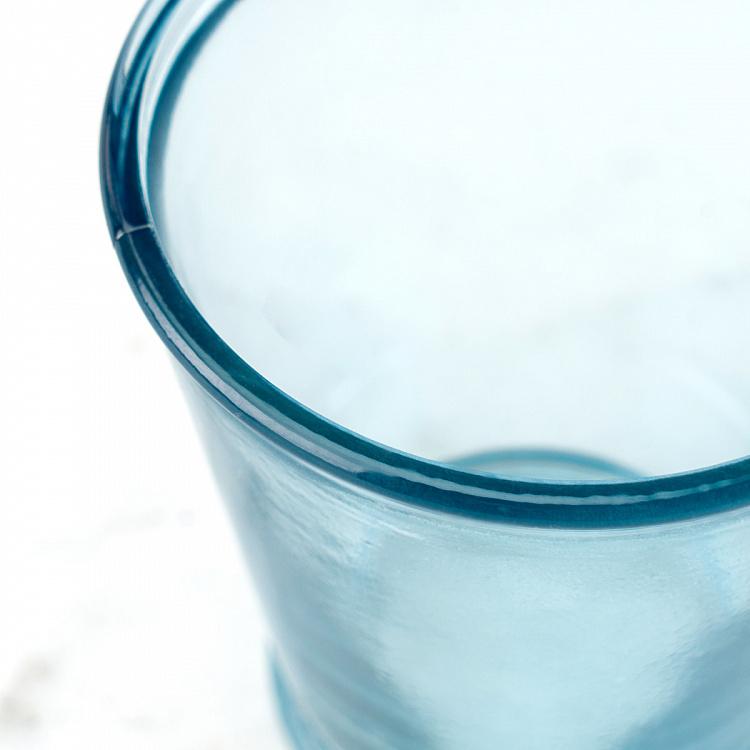 Стакан голубого цвета из переработанного стекла Recycled Glass Tumbler Blue