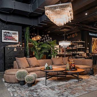 Модульный диван Magma Group RM натуральная кожа Sand Nubuck - ракурс 37