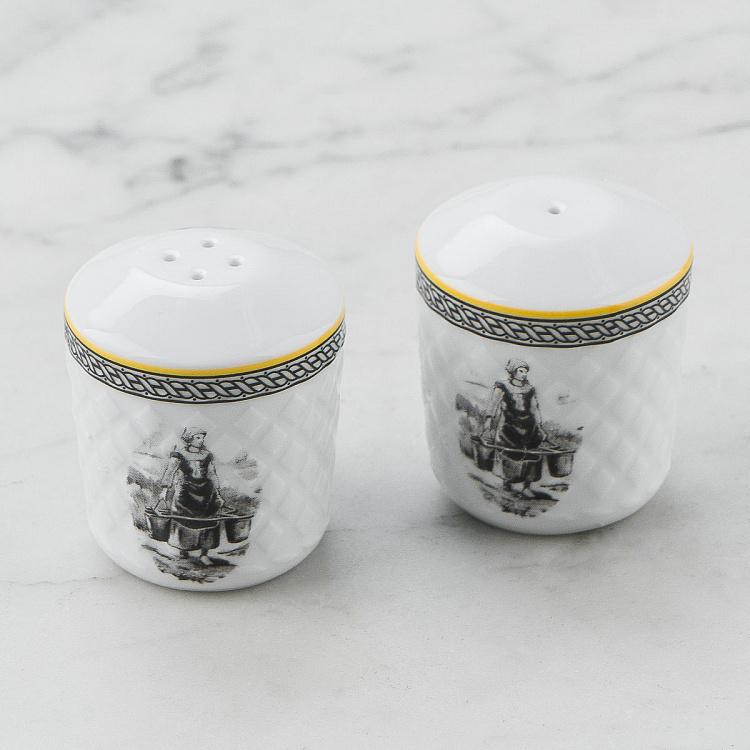 Солонка Пейзанские мотивы Village Salt Shaker