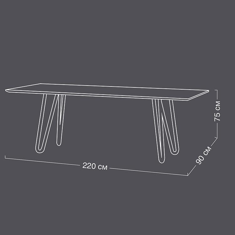 Обеденный стол Alina Dining Table - ракурс 12